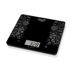 Adler AD 3171 bilancia da cucina Nero Rettangolo Bilancia da cucina elettronica