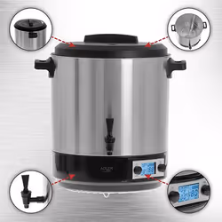 Adler AD 4496 sterilizzatore per barattoli 28 L 2600 W - Vista aggiuntiva 8