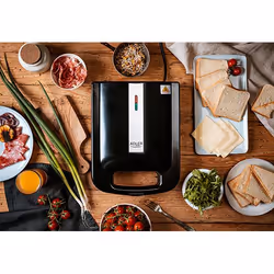 Adler AD 3055 tostiera 2000 W Nero, Argento - Vista aggiuntiva 8