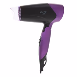 Adler AD 2260 asciuga capelli 1600 W Nero, Viola