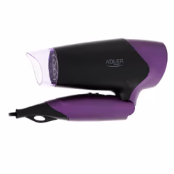 Adler AD 2260 asciuga capelli 1600 W Nero, Viola