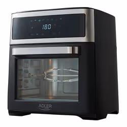 Adler AD 6309 friggitrice Singolo 13 L Indipendente 2500 W Friggitrice ad aria calda Nero, Argento