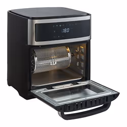 Adler AD 6309 friggitrice Singolo 13 L Indipendente 2500 W Friggitrice ad aria calda Nero, Argento