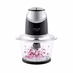 Adler AD 4082, 1,2 L, Nero, Argento, Vetro, Acciaio inox, Plastica, 1,2 m