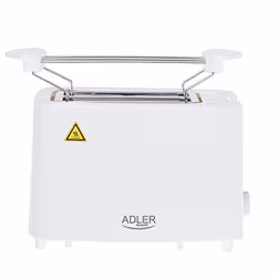 Adler AD 3223 tostapane 6 2 fetta/e 750 W Bianco - Vista aggiuntiva 3