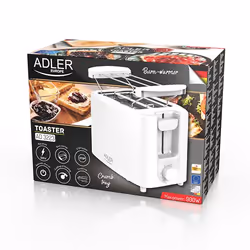 Adler AD 3223 tostapane 6 2 fetta/e 750 W Bianco - Vista aggiuntiva 7
