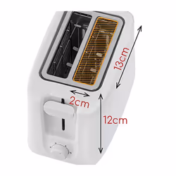 Adler AD 3223 tostapane 6 2 fetta/e 750 W Bianco - Vista aggiuntiva 8