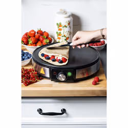 Adler AD 3058 crepiera 1 crepe 1600 W Nero, Acciaio inox - Vista aggiuntiva 5