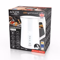 Adler AD 1345 bollitore elettrico 1,7 L 1850 W Bianco - Vista aggiuntiva 7