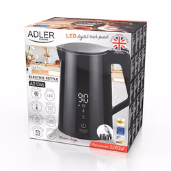 Adler AD 1345 bollitore elettrico 1,7 L 1850 W Nero - Vista aggiuntiva 6