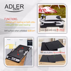 Adler AD 3059 Griglia di contatto - Vista aggiuntiva 8
