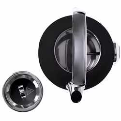 Adler AD 1346B bollitore elettrico 1,7 L 2200 W Nero, Metallico - Vista aggiuntiva 5