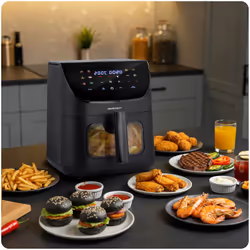 Berdsen BD-660 Friggitrice ad aria 8 L 1700 W Nero - Vista aggiuntiva 5