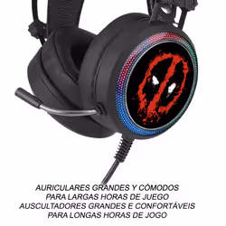 ERT Group LCMHPGDPOOL001 cuffia e auricolare Cuffie A Padiglione Gaming Multicolore - Vista aggiuntiva 3