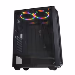 iBox CETUS 906 Midi Tower Nero - Vista aggiuntiva 4