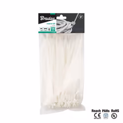 Bradas TS1176550N, Trasparente, 1 testina/e, CE, PAHs, 550 mm, 7,6 mm, 100 pz