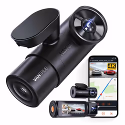Vantrue N4 PRO, 4K Ultra HD, 3840 x 2160 Pixel, 165°, 8,1 cm (3.19"), MicroSD (TransFlash), 512 GB