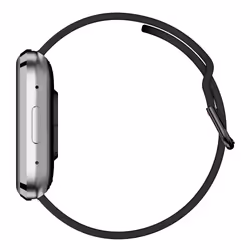 Garett Electronics GRC Style Smartwatch Argento cinturino silicone Nero - Vista aggiuntiva 5