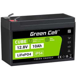 Green Cell LFPGC12V10AH batteria UPS Litio Ferro Fosfato (LiFePo4) 12,8 V 10 Ah