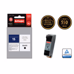 Activejet AH-15N Cartuccia d’inchiostro HP Business Inkjet 1000, 1100d, 1200d, 2200, 2230, 2250 XL Nero - Vista aggiuntiva 2