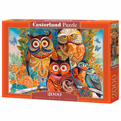Castorland Owls 2000 pcs, 2000 pz, Arte, 9 anno/i