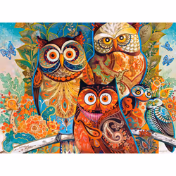 Castorland Owls 2000 pcs Puzzle 2000 pz Arte