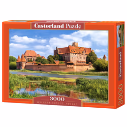 Castorland Malbork Castle, Poland 3000 pcs, 3000 pz, Landscape, 9 anno/i