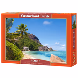 Castorland Tropical Beach, Seychelles 3000 pcs, 3000 pz, Landscape, 9 anno/i