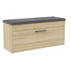 Topeshop PARMA SZAFKA SONOMA scarpiera Chiuso Quercia Sonoma