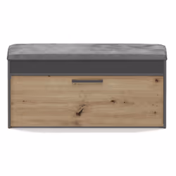 Topeshop PARMA SZAFKA ANT/ART scarpiera Chiuso Antracite, Quercia - Vista aggiuntiva 4