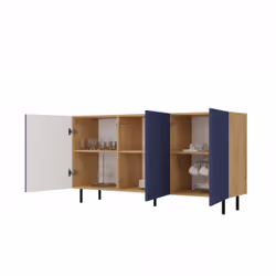 Topeshop KAMA 3K ART/G KPL armadio soggiorno Armadietto - Vista aggiuntiva 2