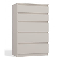ASTER T5 Cassettiera moderna per camera da letto/soggiorno/ufficio 40x70x109.5 5 cassetti Mobile contenitore Cassettiera