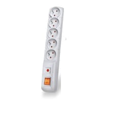 HSK DATA Acar F5 5m prolunghe e multiple 5 presa(e) AC Interno/esterno Grigio