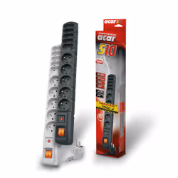 HSK DATA ALP-ACARS10---1N prolunghe e multiple 3 m 5 presa(e) AC Interno Grigio