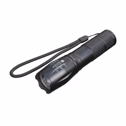 Extralink Torcia a LED EFL-1008 Freya batteria, 10W, 200lm, Torcia a mano, Nero, Alluminio, Pulsanti, SMD LED, 1 lampada(e)