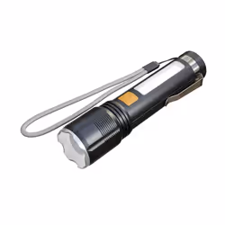 Extralink Torcia a LED EFL-1138 Wili batteria ricaricabile, 700lm, Torcia a mano, Nero, Alluminio, Pulsanti, SMD LED, 2 lampa ...