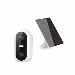 Extralink Telecamera per esterni con pannello solare Smart Life SolarEye senza fili, Full HD 1080p, Wi-Fi, batteria da 5200mAh, IP54