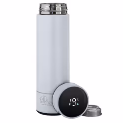 Extralink Tazza termica Smart Travel Mug Bianco con visualizzazione della temperatura, Bianco, Acciaio inox, Acciaio inox, Pl ...