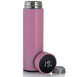 Extralink Tazza termica Smart Travel Mug Rosa con display a LED