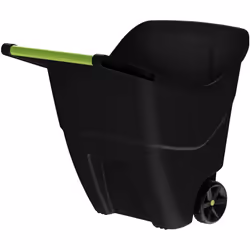 Pratica carriola multiuso con ruote per Jardin con 85 LTS di capacità e nero è una carriola leggera. Realizzata in polipropil ...