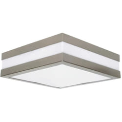 Plafoniera cromo opaco jurba stagna quadrato 2 luci E27
