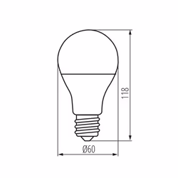 Kanlux S.A. 33642 lampada LED Bianco freddo, Bianco caldo, Bianco 11,5 W E27 F - Vista aggiuntiva 4