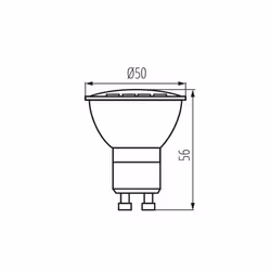 Kanlux S.A. 34962 lampada LED Bianco caldo 3000 K 1,2 W GU10 F