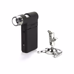 è fornito con treppiede, adattatore, cavo USB ed AV, batteria ricaricabile al litio, custodia, tracolla, panno per la pulizia ...
