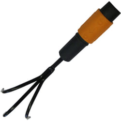Fiskars 1000685 - Coltivatore QuikFit 33 cm in Acciaio al Carbonio per Manici M e L