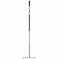 Fiskars 1000652, Rastrello da giardino, Acciaio, Alluminio, Alluminio, Nero, 154 cm, 358 mm