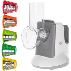 Adler - Taglia Trita Affetta Grattugia Sminuzza Verdure 5 Accessori 150W ad 4815