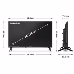 Sharp 24HA1205E TV 61 cm (24") HD - Vista aggiuntiva 8