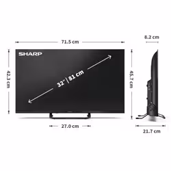 Sharp 32HF3265E TV 81,3 cm (32") - Vista aggiuntiva 6