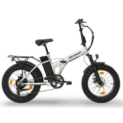 Sharp BK-FM03E-S bicicletta elettrica Nero, Argento Alluminio 17 50,8 cm (20") 28 kg